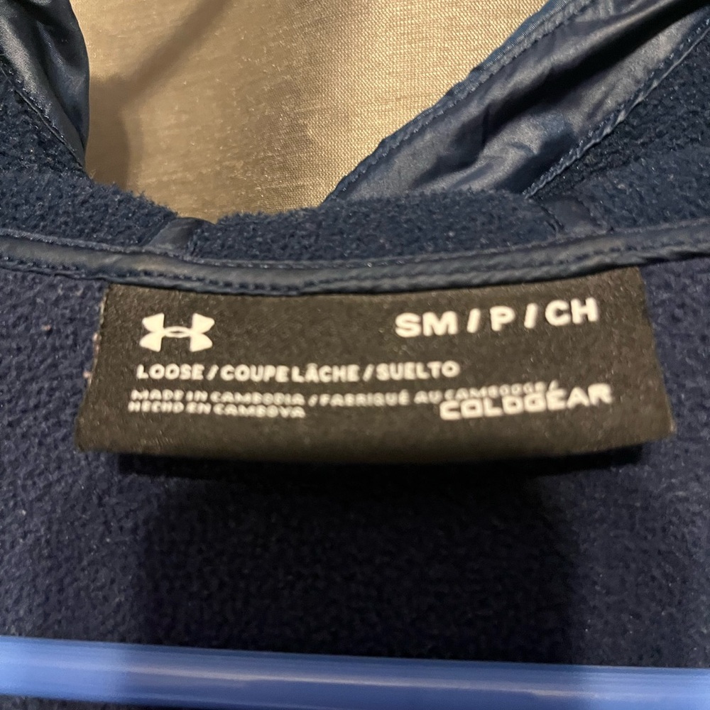 Under Armour Women’s Blue Jacket with Pink Accents - Picture 3 of 5
